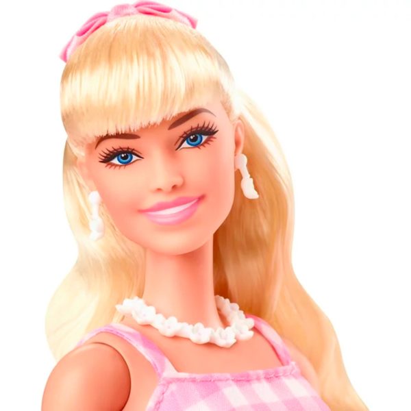 Barbie The Movie Collectible Doll, Margot Robbie as Barbie in Pink Gingham Dress - Image 2