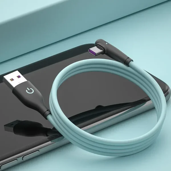 USB Micro Cable 90 Degree Elbow Data Cable Charger Cord for Samsung Xiaomi Mobile Phone Accessories Fast Charging Usb Cable - Image 4