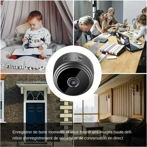 Mini Smart Home Remote A9 2MP Monitor Camcorders Video Camera WiFi Wireless Monitoring Security Surveillance - Image 3