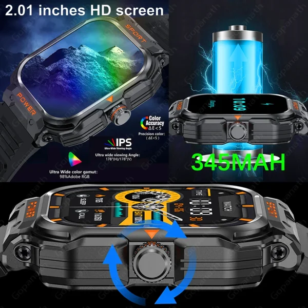 2024 New Smart Watch TWS Headset Two In One Wireless Bluetooth Dual Earbuds Call Health Monitor Sport Music Earphone Smartwatch - Image 2