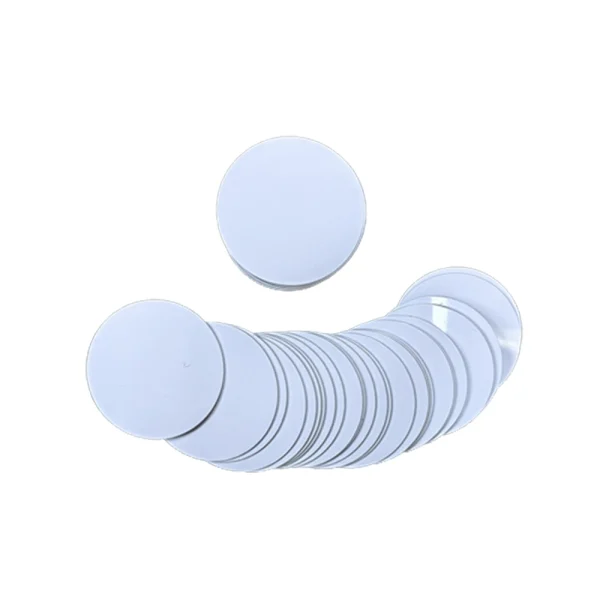 5/10pcs Rfid Smart Chip Nfc Ntag215 Tag 13.56mhz White Card Ultra-thin Mobile Phone Sticky Sticker Ultra-light Badge Token - Image 2