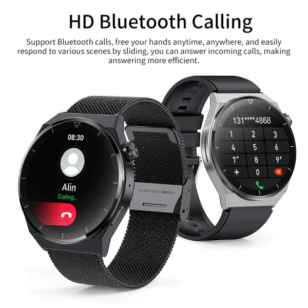 LIGE NFC Smart Watch Men AMOLED HD Screen Wireless Charging Heart Rate Bluetooth Voice Assistant Sports Watches Men Smartwatch - Image 4